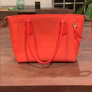 Dagne Dover THE 13-INCH TOTE - VERMILLION